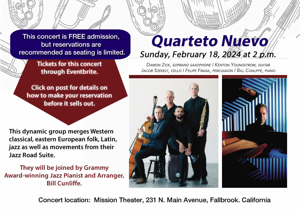 Quarteto Nuevo and Bill Cunliffe